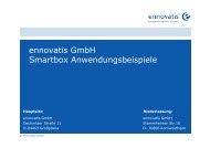 ennovatis GmbH Smartbox Anwendungsbeispiele