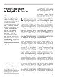 Water Management for Irrigation in Kerala - India Environment Portal