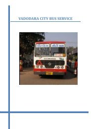 VADODARA CITY BUS SERVICE - India Environment Portal