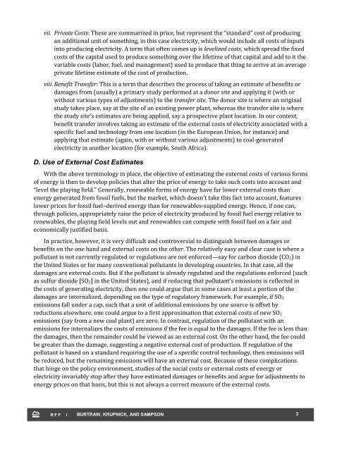 The True Cost of Electric Power - India Environment Portal