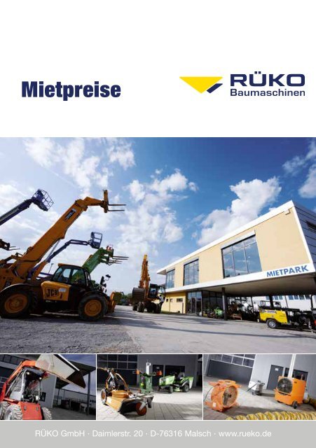 Mietpreisliste - Rüko GmbH