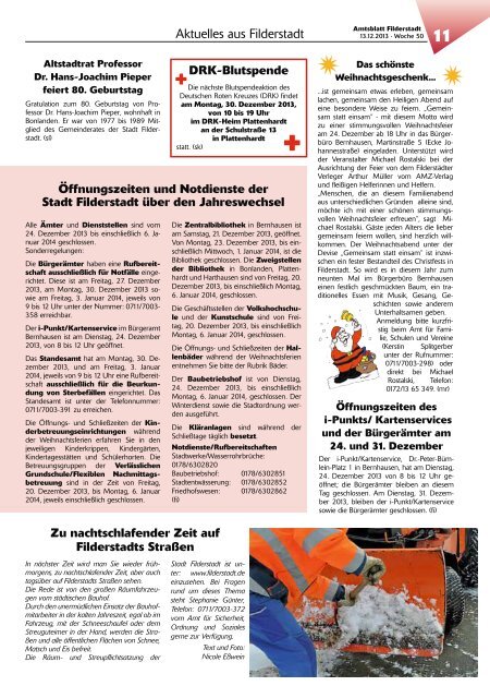 Amtsblatt KW 50.pdf - Stadt Filderstadt