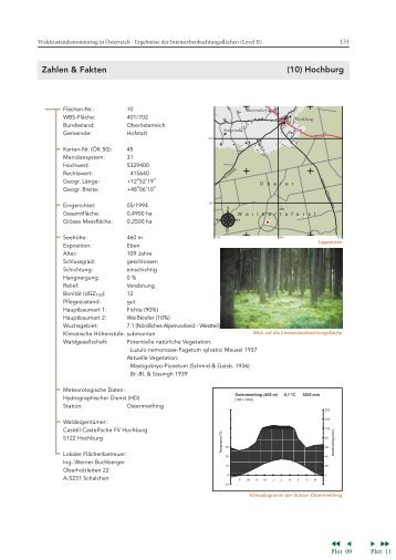 Ergebnisse der Intensivbeobachtungsflächen (Level II) - BFW