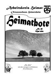 Nr. 20 - Arbeitskreis Heimat