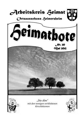 Nr. 20 - Arbeitskreis Heimat