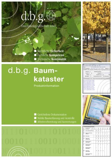 Produktblatt (PDF - 2,8 MB) - Datenbankgesellschaft mbH