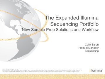 The Expanded Illumina Sequencing Portfolio