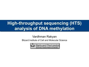 High-throughput sequencing (HTS) analysis of DNA ... - Illumina