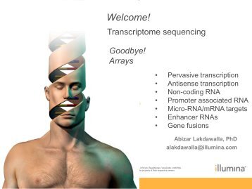 RNA-Seq â PCR-free â Ribo-Seq - Illumina