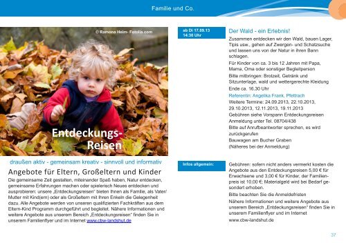 Programm Herbst/Winter 2013/14 - Christliches Bildungswerk ...