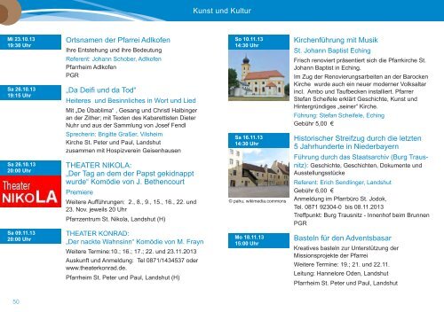 Programm Herbst/Winter 2013/14 - Christliches Bildungswerk ...