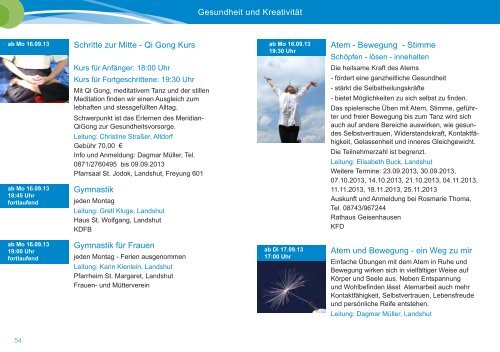 Programm Herbst/Winter 2013/14 - Christliches Bildungswerk ...