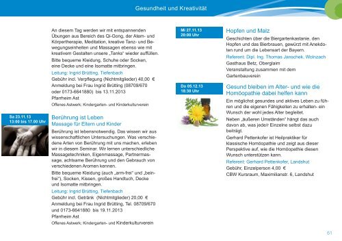 Programm Herbst/Winter 2013/14 - Christliches Bildungswerk ...