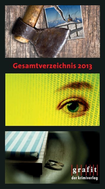 Gesamtverzeichnis 2013 - Grafit Verlag