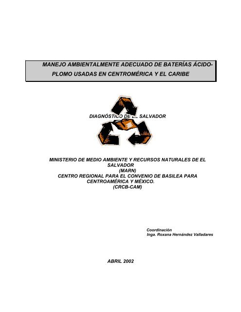 manejo ambientalmente adecuado de baterías ácido- plomo usadas