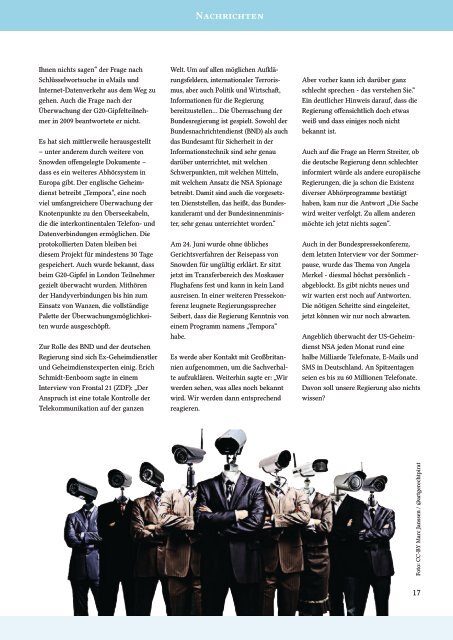 August 2013 – Printausgabe 2 - Flaschenpost - Piratenpartei ...