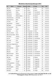 MAP 2013 - Sortierung Klasse-Tag-Nr.pdf - Schule Am Ilmer Barg