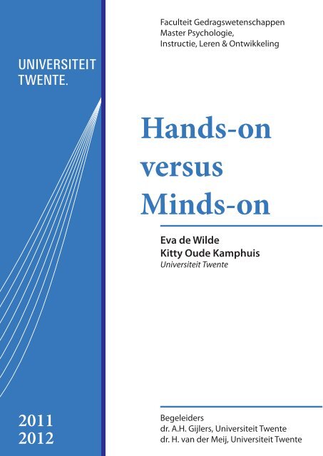master thesis psychologie utwente master thesis psychologie utwente