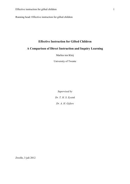 Master thesis utwente cw