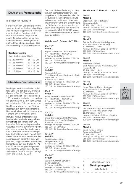 Das neue Programm als pdf-Datei - VHS Darmstadt