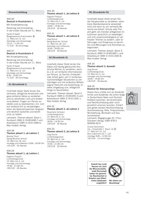 Das neue Programm als pdf-Datei - VHS Darmstadt