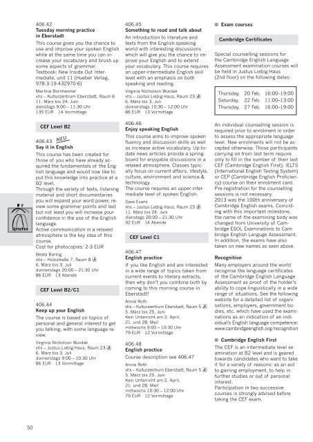 Das neue Programm als pdf-Datei - VHS Darmstadt