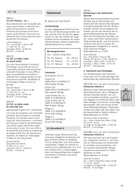 Das neue Programm als pdf-Datei - VHS Darmstadt