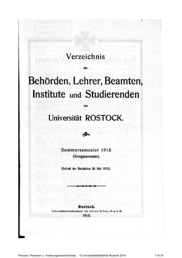 Behörden, Lehrer, Beamten, Institute und Studierenden - RosDok