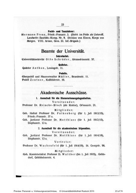 Behörden, Lehrer, Beamten, Institute und Studierenden - RosDok