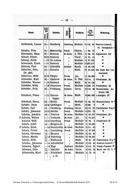 Behörden, Lehrer, Beamten, Institute und Studierenden - RosDok