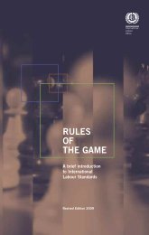 Rules of the Game: A brief introduction - International Labour ...
