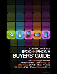 iLounge 2008 Buyers' Guide