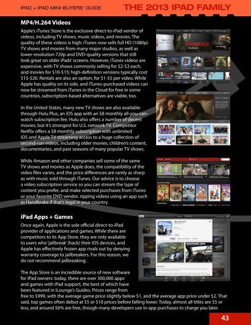 The 2013 iPad + iPad mini Buyers' Guide, From iLounge.com