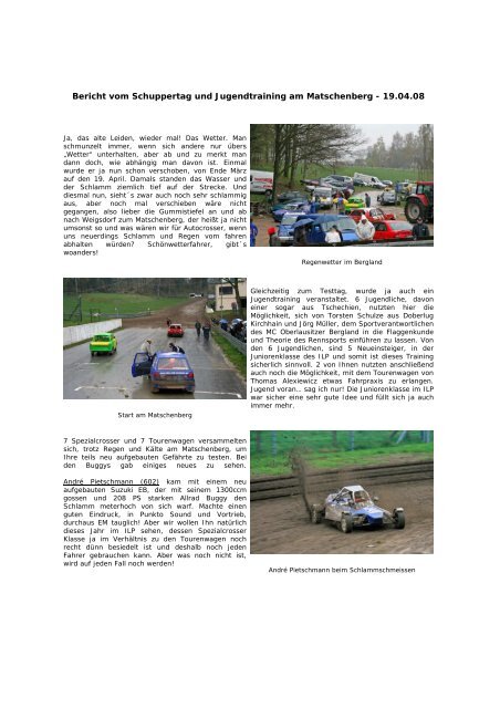 Bericht als .pdf - ILP Autocross