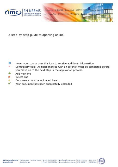 A step-by-step guide to applying online