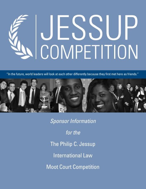 Sponsor Information for the The Philip C. Jessup International Law ...