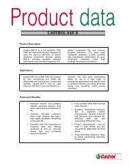 CASTROL SAF-X - Industrial Lubricants & Services Limited