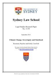 Climate Change, Sovereignty and Statehood - International Law ...