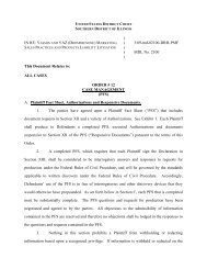 Order No. 12 Plaintiff Fact Sheet and Authorizations - Southern ...