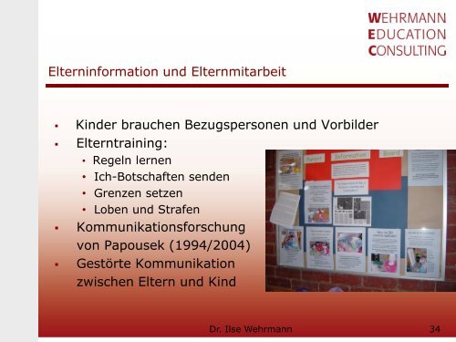 Qualität in der Kinderbetreuung - Ilse Wehrmann