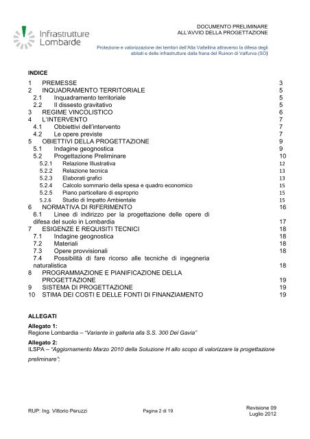 Protezione e valorizzazione dei territori dell'Alta Valtellina attraverso ...