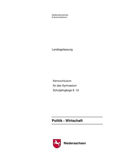 2013.10.30 Gymnasium KC Politik-Wirtschaft Sek I - nline