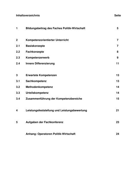 2013.10.30 Gymnasium KC Politik-Wirtschaft Sek I - nline