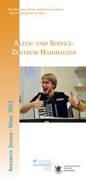 Programmheft fÃ¼r Januar bis MÃ¤rz 2013 - Innere Mission MÃ¼nchen