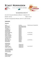Protokoll vom 18. September 2013 - Herrieden