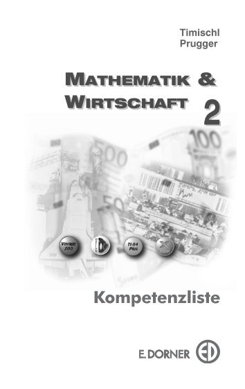 Kompetenzliste - files.dorner-verlag.at - Verlag E. Dorner