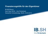 Finanzierungshilfe für den Eigentümer - IVD