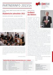 Partnerinfo 2013/2014 - DHBW Karlsruhe