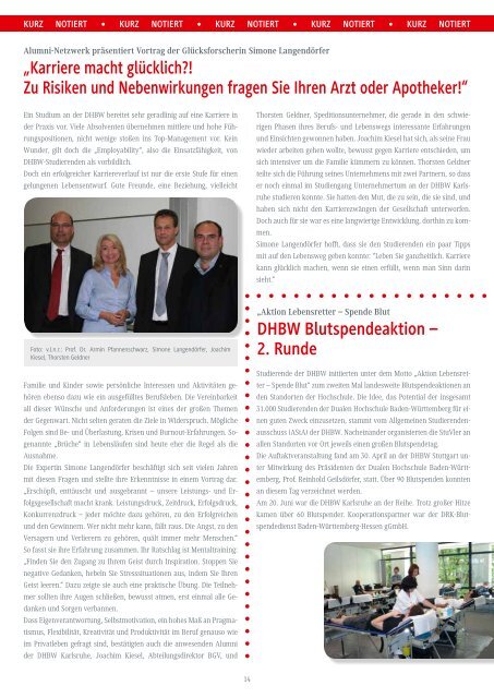 Partnerinfo 2013/2014 - DHBW Karlsruhe