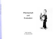 Pflichtenheft und Evaluation - Information Management